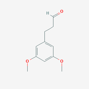 molecular formula C11H14O3 B046538 3-(3,5-Dimethoxyphenyl)propanal CAS No. 125187-47-5