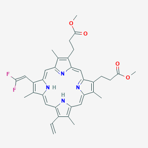 Methyl 3-[13-(2,2-difluoroethenyl)-8-ethenyl-18-(3-methoxy-3-oxopropyl)-3,7,12,17-tetramethyl-22,23-dihydroporphyrin-2-yl]propanoate