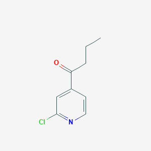 molecular formula C9H10ClNO B046553 2-Chloro-4-butyrylpyridine CAS No. 113961-70-9