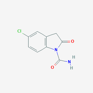 molecular formula C9H7ClN2O2 B046561 5-Chloro-2-oxindole-1-carboxamide CAS No. 100599-06-2