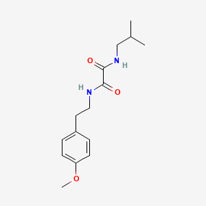 molecular formula C15H22N2O3 B4656188 N-[2-(4-methoxyphenyl)ethyl]-N'-(2-methylpropyl)ethanediamide 