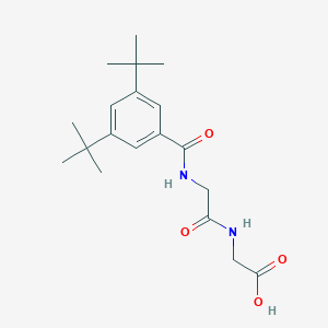 molecular formula C19H28N2O4 B4656912 N-[(3,5-di-tert-butylphenyl)carbonyl]glycylglycine 