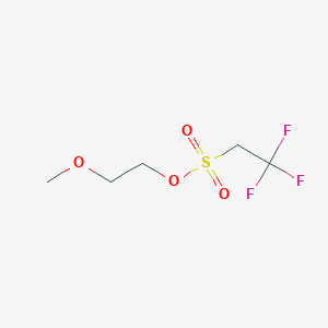molecular formula C5H9F3O4S B046570 2-Methoxyethyl 2,2,2-trifluoroethanesulfonate CAS No. 121559-53-3