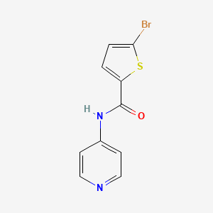 molecular formula C10H7BrN2OS B4657591 5-bromo-N-(pyridin-4-yl)thiophene-2-carboxamide 
