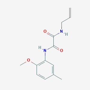 molecular formula C13H16N2O3 B4658031 N'-(2-methoxy-5-methylphenyl)-N-prop-2-enyloxamide 