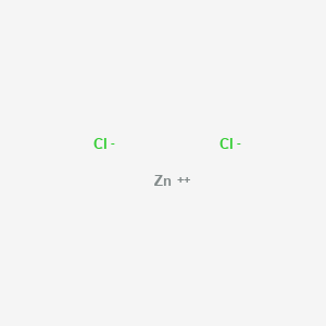 molecular formula Cl2Zn<br>ZnCl2 B046589 ZINC chloride CAS No. 7646-85-7