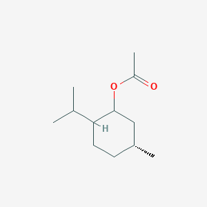 molecular formula C₁₂H₂₂O₂ B046590 L-薄荷醋酸酯 CAS No. 2623-23-6
