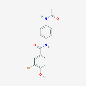 N-[4-(acetylamino)phenyl]-3-bromo-4-methoxybenzamide