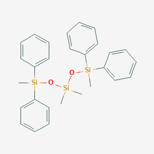 molecular formula C28H32O2Si3 B046594 1,3,3,5-四甲基-1,1,5,5-四苯基三硅氧烷 CAS No. 3982-82-9