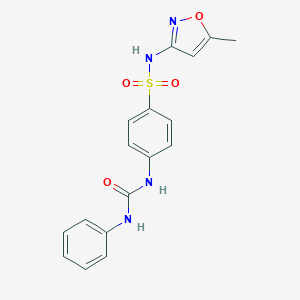 4-[(anilinocarbonyl)amino]-N-(5-methylisoxazol-3-yl)benzenesulfonamide