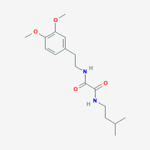molecular formula C17H26N2O4 B4660235 N-[2-(3,4-dimethoxyphenyl)ethyl]-N'-(3-methylbutyl)ethanediamide 