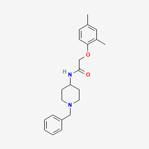 molecular formula C22H28N2O2 B4660525 N-(1-benzyl-4-piperidinyl)-2-(2,4-dimethylphenoxy)acetamide 
