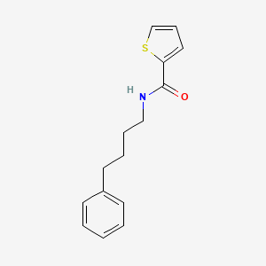 molecular formula C15H17NOS B4660922 N-(4-phenylbutyl)thiophene-2-carboxamide CAS No. 332402-41-2