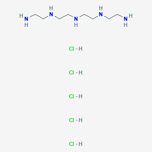 molecular formula C8H28Cl5N5 B046610 五乙烯五胺五盐酸盐 CAS No. 4961-41-5
