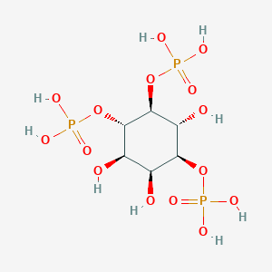 molecular formula C6H12O15P3 · 3Na B046612 [(1S,2R,3S,4S,5R,6S)-2,3,5-trihydroxy-4,6-diphosphonooxycyclohexyl] dihydrogen phosphate CAS No. 2068-89-5