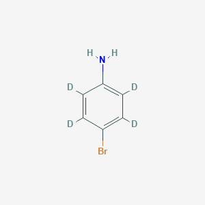 molecular formula C6H6BrN B046614 4-Bromoaniline-2,3,5,6-D4 CAS No. 61357-76-4