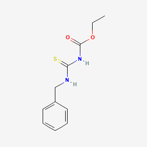 molecular formula C11H14N2O2S B4661507 Carbamic acid, N-[[(phenylmethyl)amino]thioxomethyl]-, ethyl ester CAS No. 54035-70-0