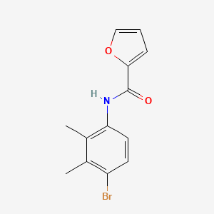 molecular formula C13H12BrNO2 B4661677 N-(4-bromo-2,3-dimethylphenyl)furan-2-carboxamide 