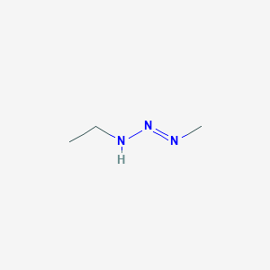 molecular formula C3H9N3 B046618 1-Ethyl-3-methyltriazene CAS No. 118398-99-5