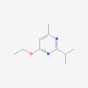molecular formula C10H16N2O B046624 4-Ethoxy-2-isopropyl-6-methylpyrimidine CAS No. 72799-31-6