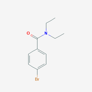 molecular formula C11H14BrNO B046625 4-溴-N,N-二乙基苯甲酰胺 CAS No. 5892-99-9