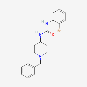 molecular formula C19H22BrN3O B4664464 N-(1-BENZYL-4-PIPERIDYL)-N'-(2-BROMOPHENYL)UREA 