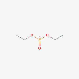 molecular formula C4H10O3P+ B046648 Diethyl phosphonate CAS No. 762-04-9