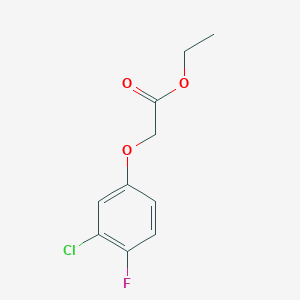 molecular formula C10H10ClFO3 B4664839 Ethyl 2-(3-chloro-4-fluorophenoxy)acetate CAS No. 667437-18-5