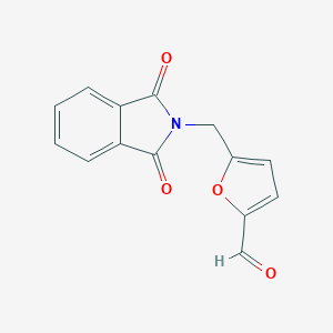 molecular formula C14H9NO4 B046650 5-[(1,3-二氧代-1,3-二氢-2h-异吲哚-2-基)甲基]-2-糠醛 CAS No. 116750-06-2