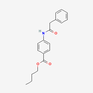 molecular formula C19H21NO3 B4665271 Butyl 4-[(2-phenylacetyl)amino]benzoate 