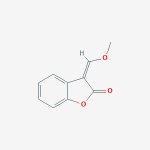 molecular formula C10H8O3 B046653 3-(Methoxymethylene)benzofuran-2(3H)-one CAS No. 40800-90-6