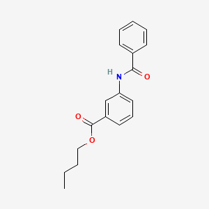 molecular formula C18H19NO3 B4665537 Butyl 3-benzamidobenzoate 