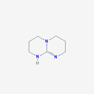 molecular formula C7H13N3 B046657 1,3,4,6,7,8-Hexahydro-2H-pyrimido[1,2-a]pyrimidine CAS No. 5807-14-7