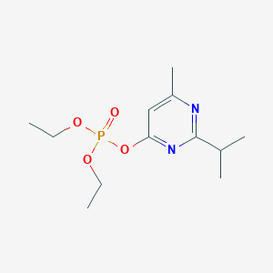molecular formula C12H21N2O4P B046664 Diazoxon CAS No. 962-58-3