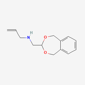 molecular formula C13H17NO2 B4666654 Allyl-(5,9-dihydro-6,8-dioxa-benzocyclohepten-7-ylmethyl)-amine 