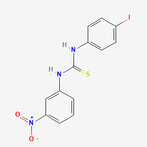 molecular formula C13H10IN3O2S B4666730 1-(4-Iodophenyl)-3-(3-nitrophenyl)thiourea 