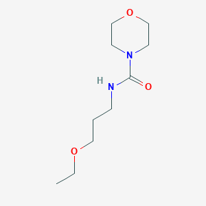 molecular formula C10H20N2O3 B4667094 N-(3-ethoxypropyl)morpholine-4-carboxamide 