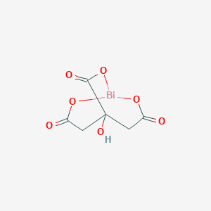 molecular formula BiC6H5O7<br>C6H5BiO7 B046673 枸橼酸铋 CAS No. 813-93-4