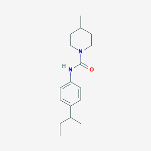 molecular formula C17H26N2O B4667547 N-[4-(butan-2-yl)phenyl]-4-methylpiperidine-1-carboxamide 