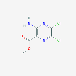 molecular formula C6H5Cl2N3O2 B046677 Methyl 3-amino-5,6-dichloropyrazine-2-carboxylate CAS No. 1458-18-0
