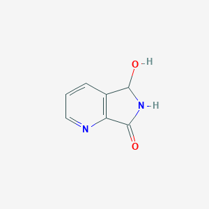molecular formula C7H6N2O2 B046680 5-hydroxy-5H-pyrrolo[3,4-b]pyridin-7(6H)-one CAS No. 115012-10-7