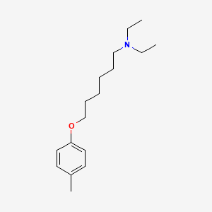 molecular formula C17H29NO B4668018 N,N-diethyl-6-(4-methylphenoxy)hexan-1-amine 