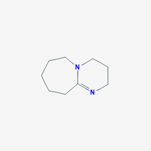 molecular formula C9H16N2 B046681 1,8-二氮杂双环[5.4.0]十一烯 CAS No. 6674-22-2
