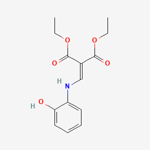 molecular formula C14H17NO5 B4668177 diethyl 2-(((2-hydroxyphenyl)amino)methylene)malonate 