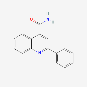 molecular formula C16H12N2O B4668241 2-Phenylquinoline-4-carboxamide CAS No. 29197-45-3