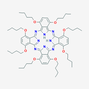 5,8,14,17,23,26,32,35-Octabutoxy-2,11,20,29,37,38,39,40-octazanonacyclo[28.6.1.13,10.112,19.121,28.04,9.013,18.022,27.031,36]tetraconta-1,3,5,7,9,11,13,15,17,19,21(38),22,24,26,28,30(37),31,33,35-nonadecaene