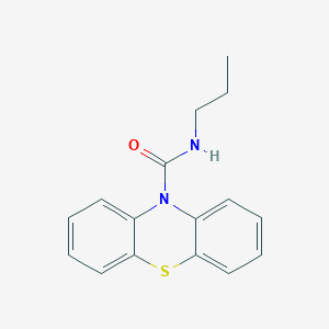 molecular formula C16H16N2OS B466908 N-propylphenothiazine-10-carboxamide CAS No. 81225-59-4