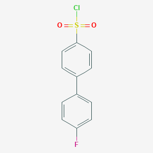 molecular formula C12H8ClFO2S B046693 4'-Fluorobiphenyl-4-sulfonyl chloride CAS No. 116748-66-4