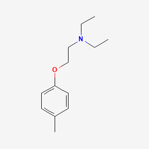 molecular formula C13H21NO B4669468 Triethylamine, 2-(p-tolyloxy)- CAS No. 19881-34-6