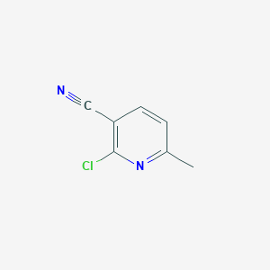 molecular formula C7H5ClN2 B046695 2-Chloro-6-methylnicotinonitrile CAS No. 28900-10-9